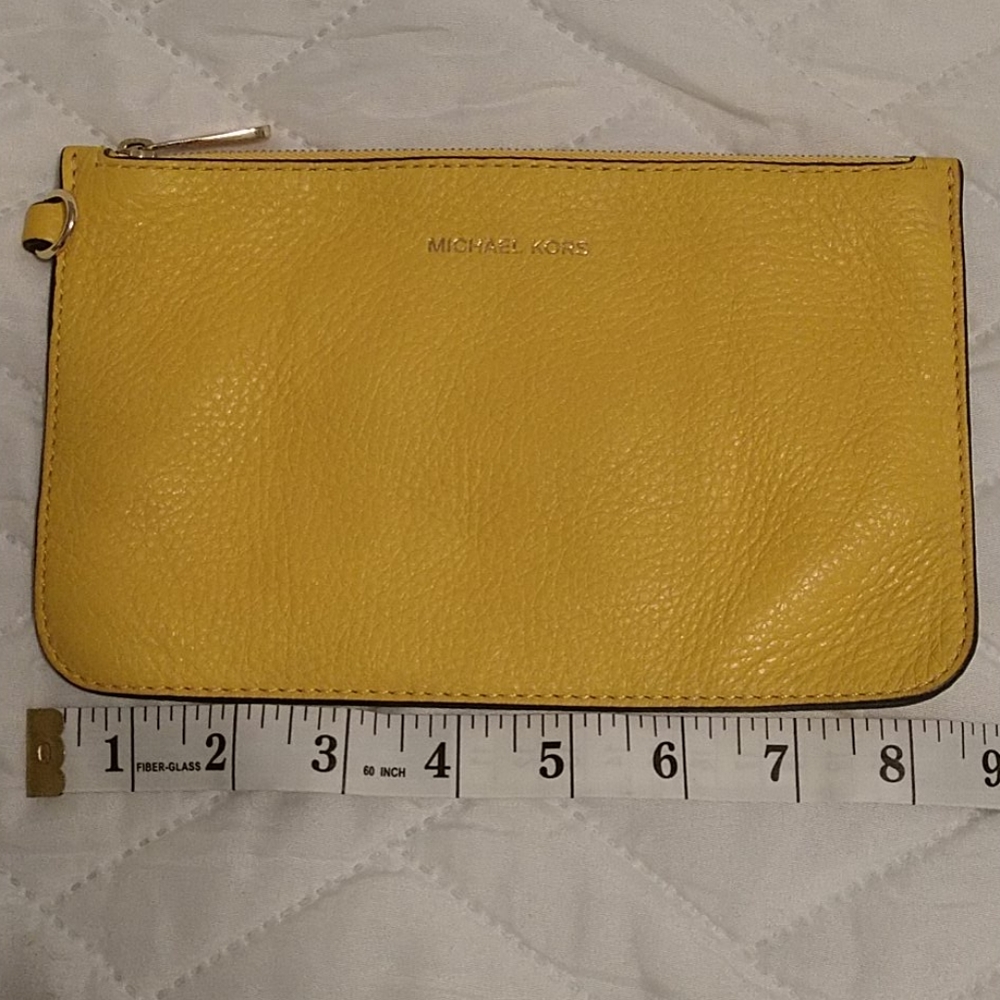 Michael Kors Yellow Leather Wallet